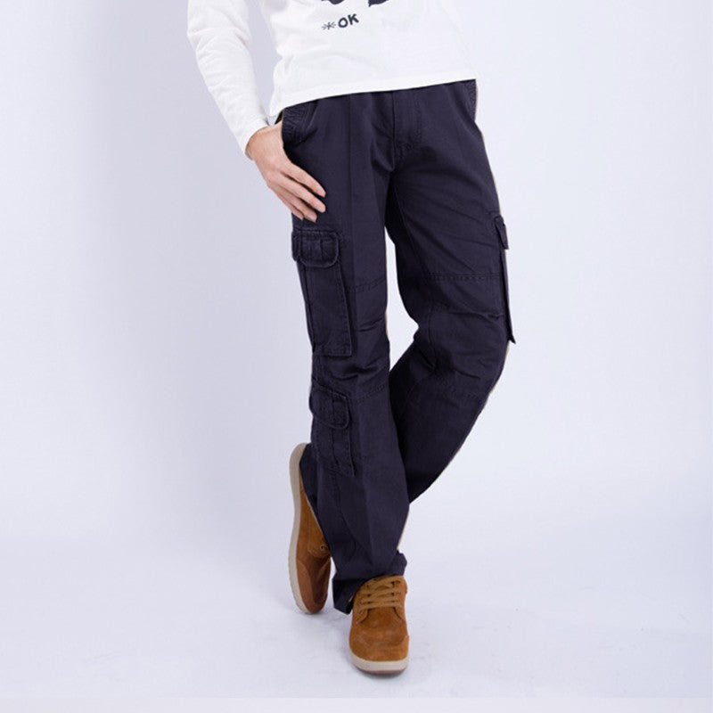 Image of Men's Running Style Sports Straight Trousers