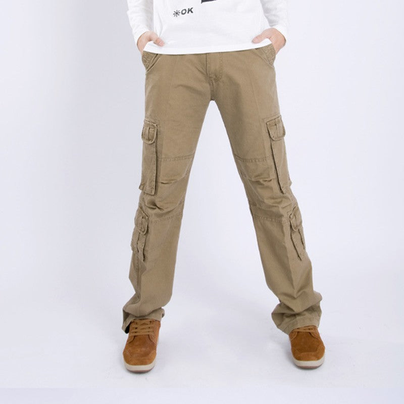 Image of Men's Running Style Sports Straight Trousers