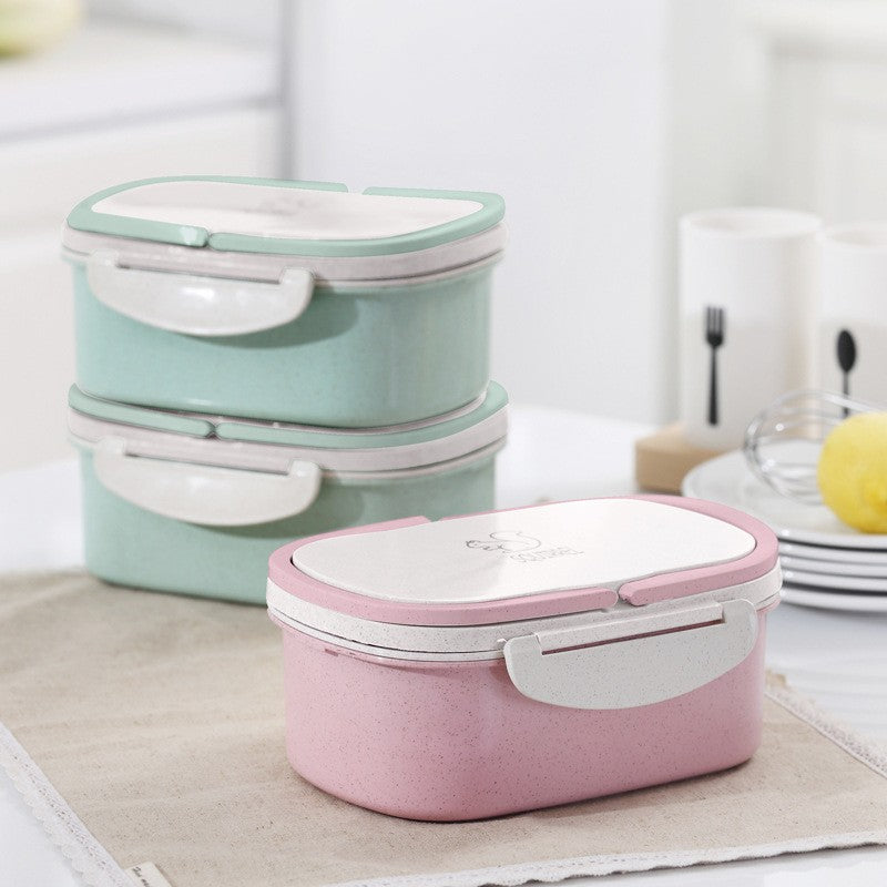 Image of Portable Double Layer Lunch Box