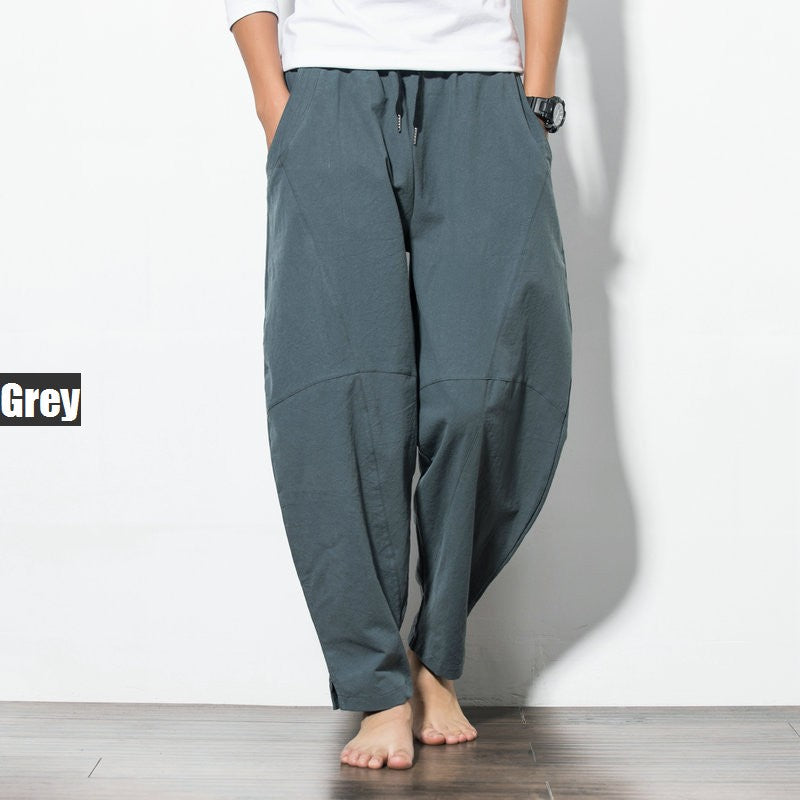 Image of Men Plus Size Casual Trousers