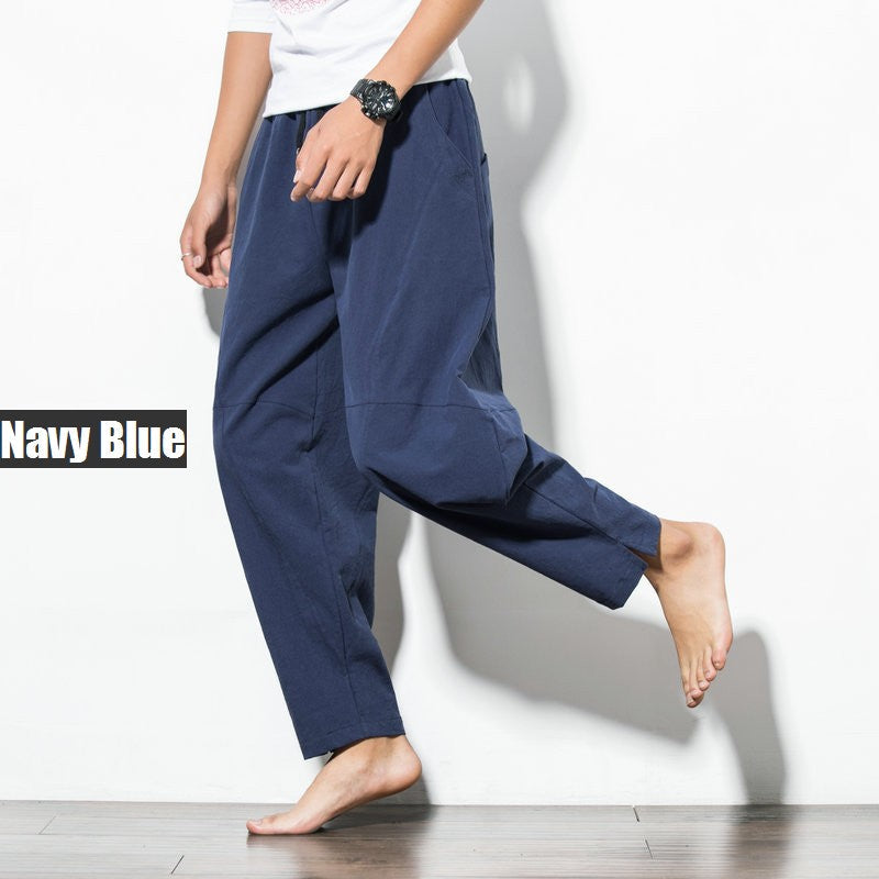 Image of Men Plus Size Casual Trousers
