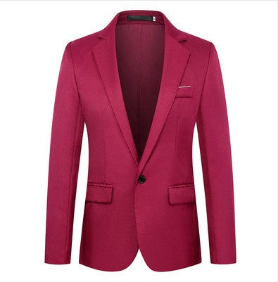 Image of Men Plus Size Casual Long Sleeve Pocket Design Suit Coat