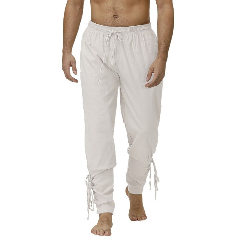 Image of Men Casual Drawstring Design Trousers
