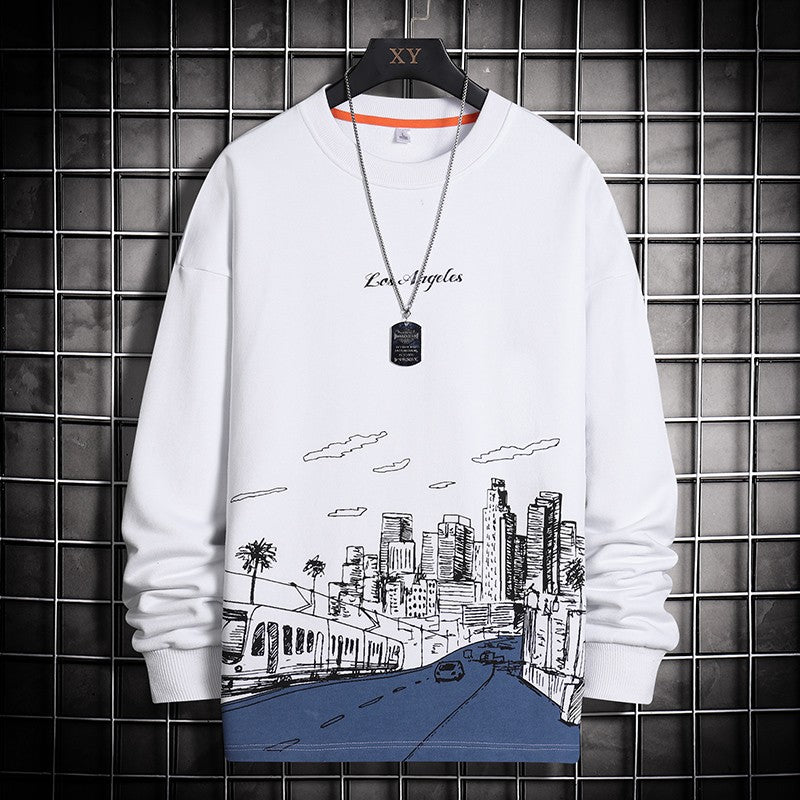 Image of Men High Street Printed Casual Sweatshirt