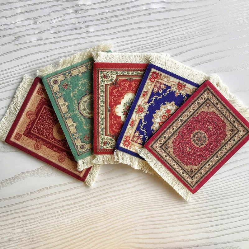 Image of Vintage Woven Cup Mat