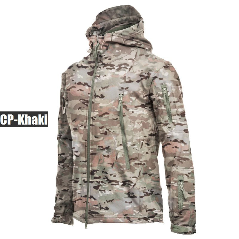 Image of Men Military Tactical Jacket Shark Skin