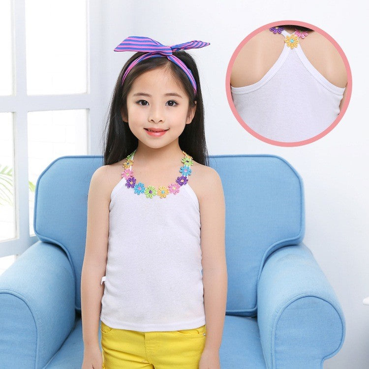 Image of Kids Girls Basic Floral Thin Camisole