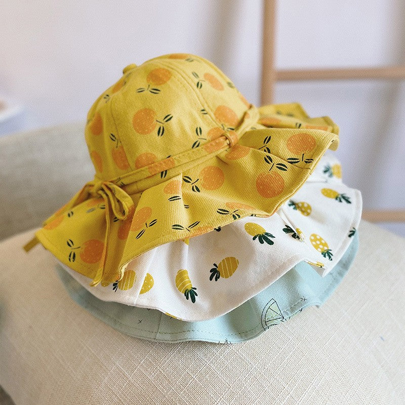 Image of Baby Girl Lovely Summer Printed Hat