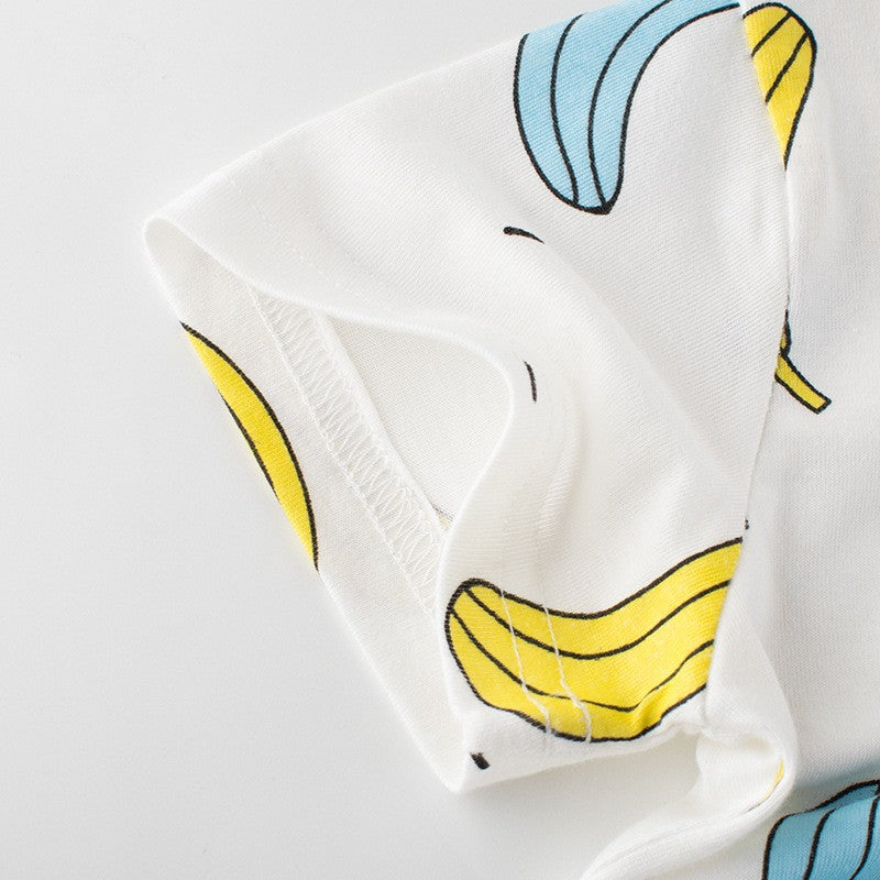 Image of Kids Basic Banana All Over Print T-shirt