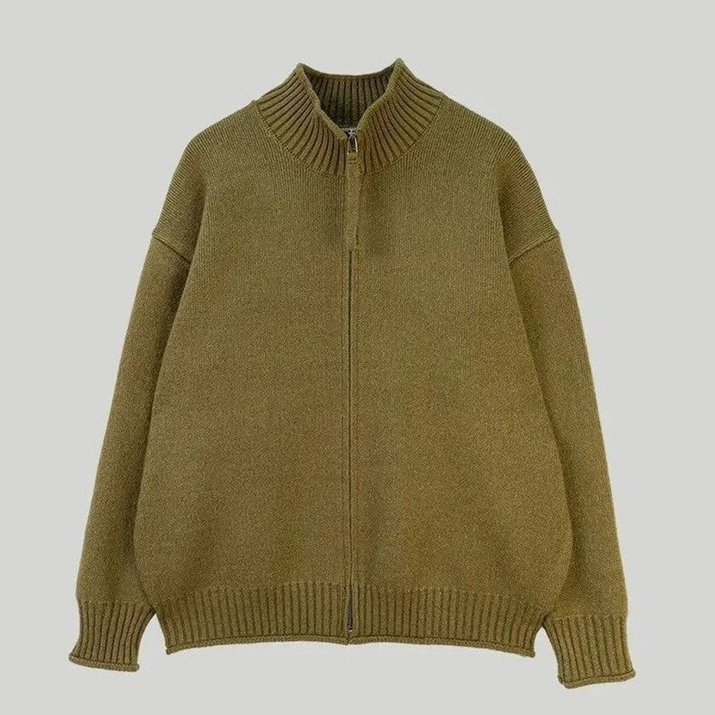 Image of Men Autumn And Winter Knit Jacket