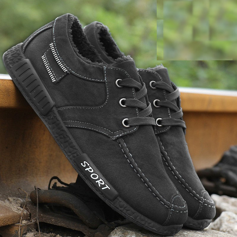 Image of Men Casual Breathable Non-Slip Canvas Shoes