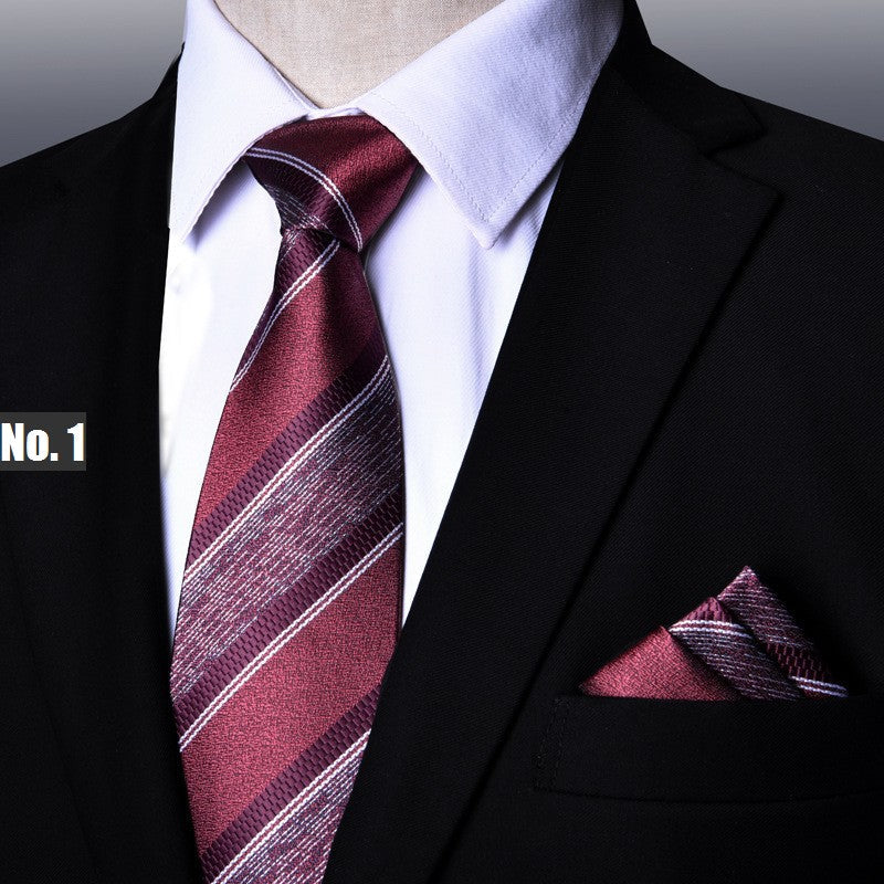 Image of Men Elegant Red Business Tie
