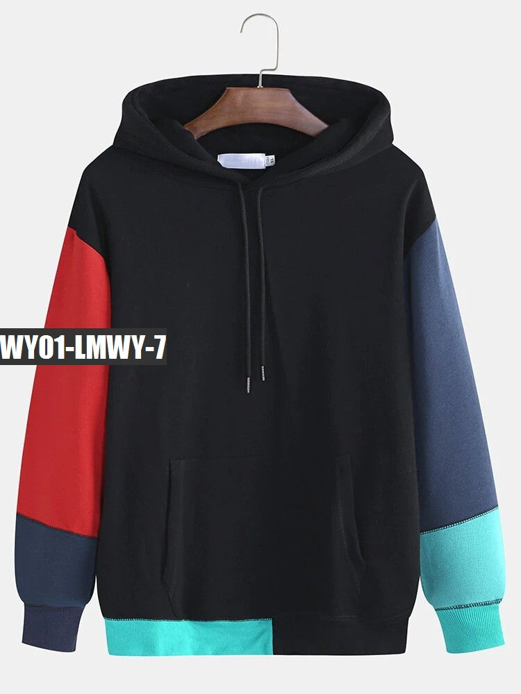 Image of Men Color Collage Hoodie