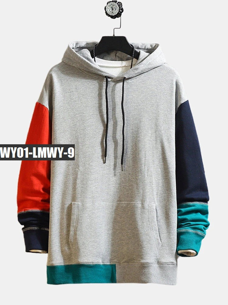 Image of Men Color Collage Hoodie