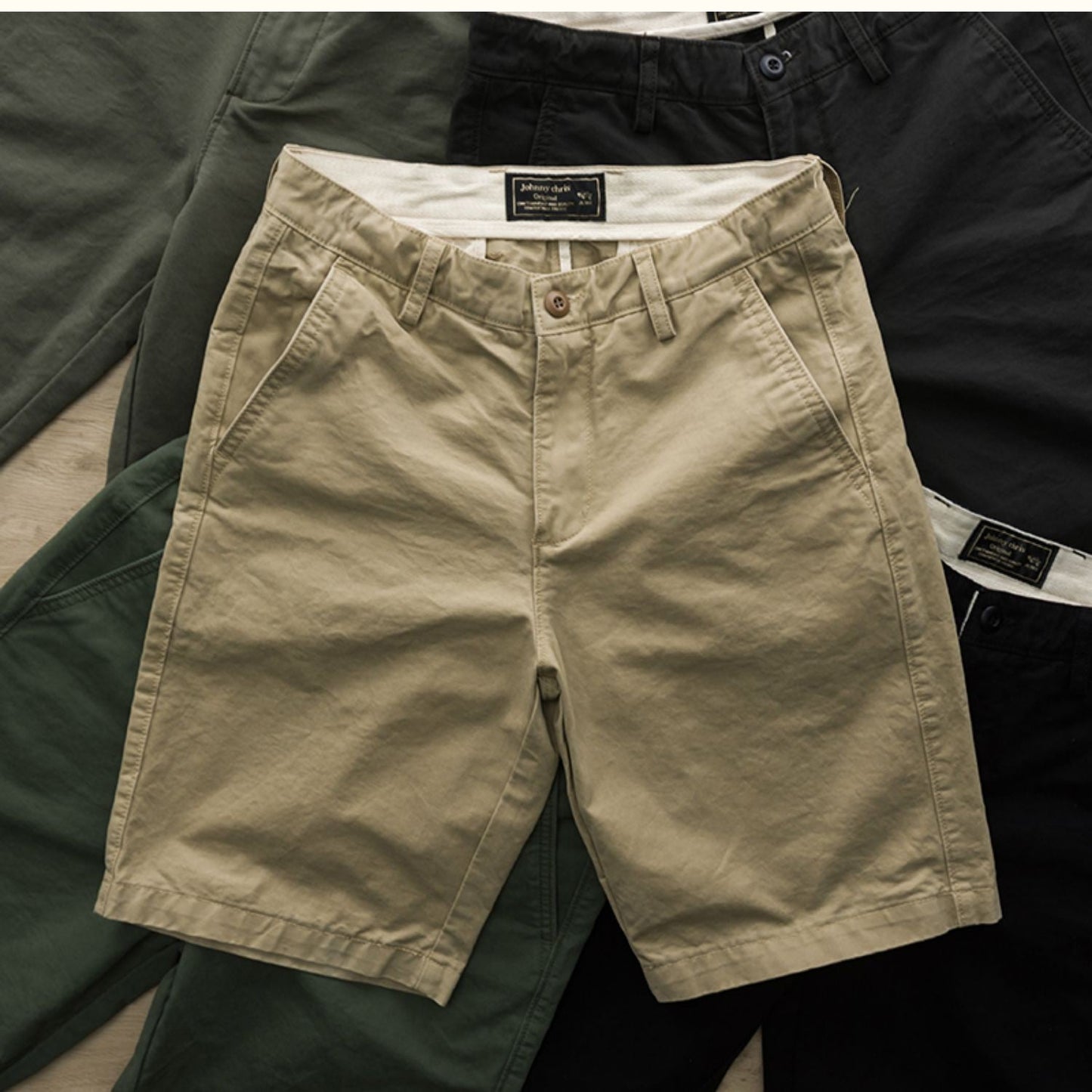 Image of Men Casual Straight Shorts