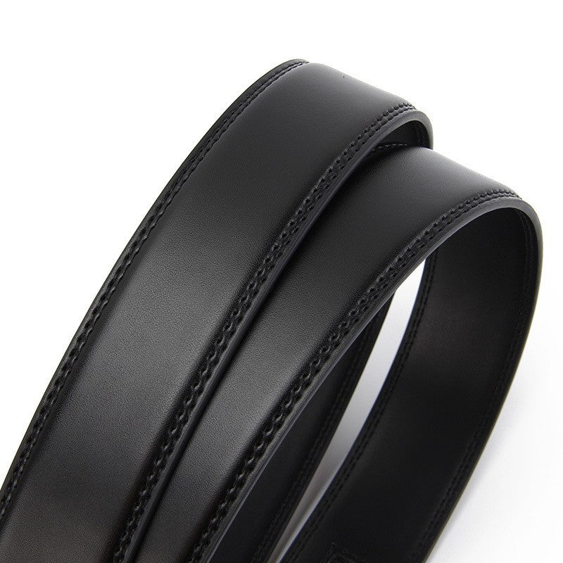 Image of Men Business Casual Automatic Buckle Belt