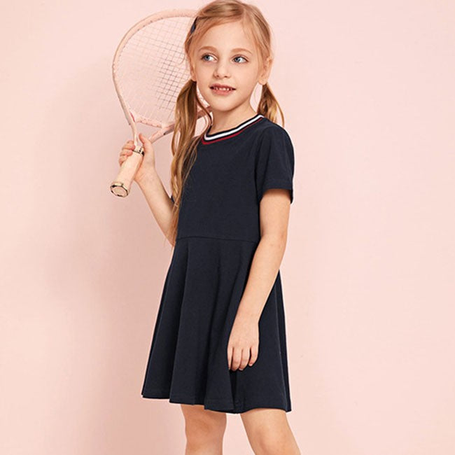 Image of Kids Girls Short Sleeve Dress