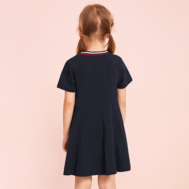 Image of Kids Girls Short Sleeve Dress