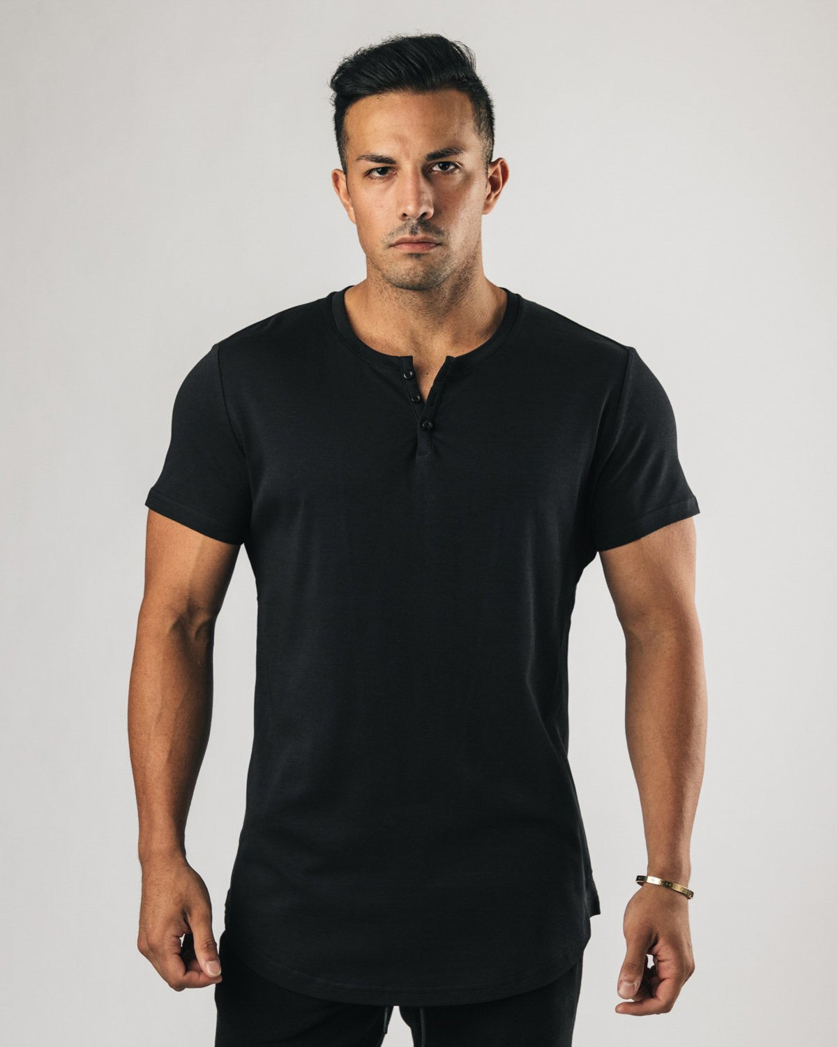 Image of Men Casual Buttoned T-Shirt