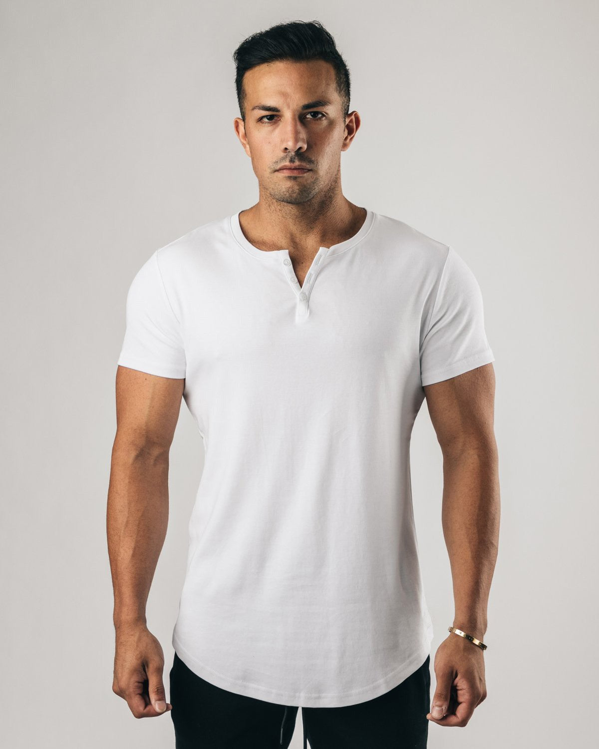 Image of Men Casual Buttoned T-Shirt